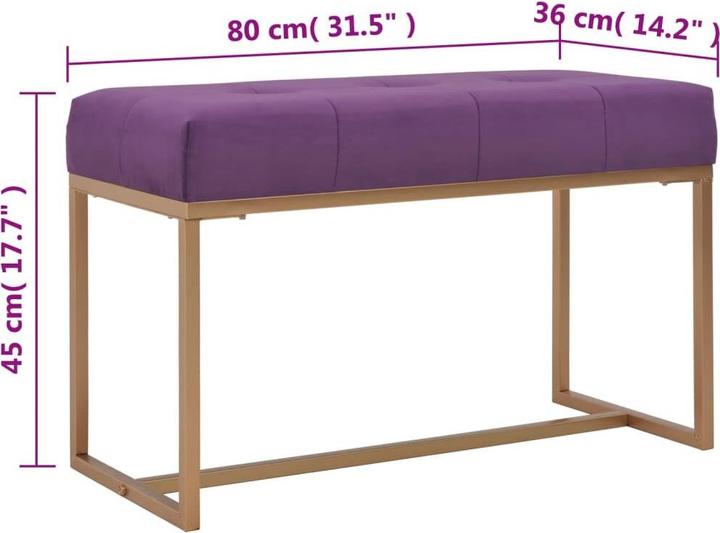Violet et doré