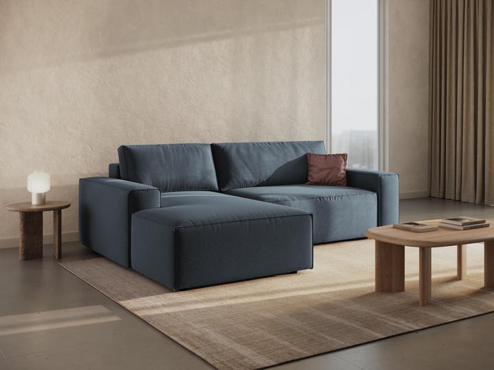 Image du produit Micadoni Canapé D'Angle Gauche Convertible Avec Coffre De Rangement, "Jodie", 3 Places, 246x151x86 Fabriqué e (Canapé d'angle)