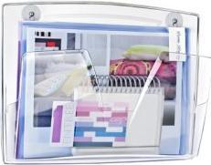 Actual product image Cep Wall brochure holder, magnetic, DIN A4, 1 compartment, grey (A4)