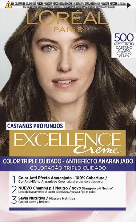 Produktbild L'Oréal Paris EXCELLENCE BRUNETTE tinte #500-true light brown (#500-true light brown)