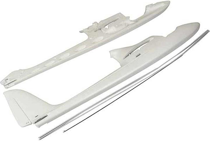 Multiplex EasyStar 3 fuselage halves and Bowden cables