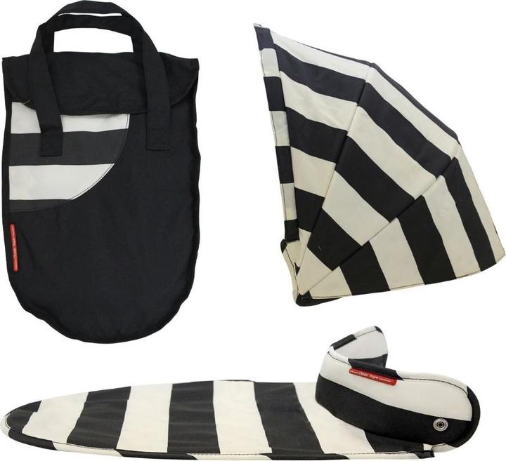 White striped, Black