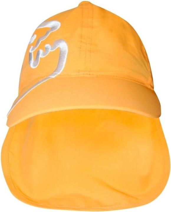 Produktbild IQ-UV UV Schutz Cap Bites mit Nackenschutz Kinder, orange (1 Stk) (Sonnencreme, SPF 50+)
