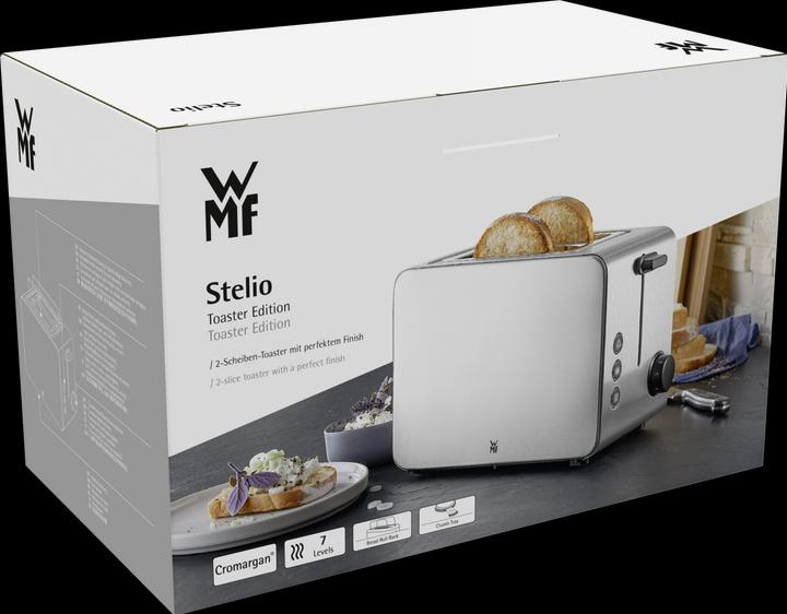 Image du produit WMF Stelio Grille-pain à double fente avec support à petits pains et fonction bagel