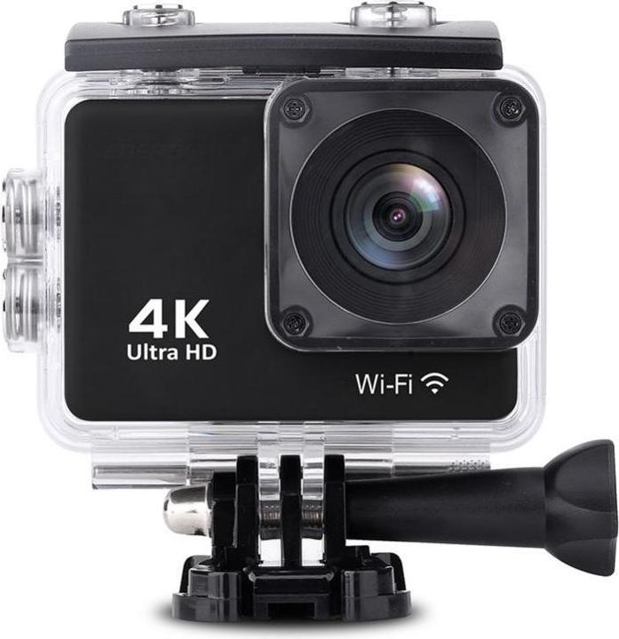 Produktbild Hurtel DV8500 4K Wi-Fi 16Mpx Sportkamera wasserdicht Weitwinkel + Zubehör - Schwarz (30p, WLAN)