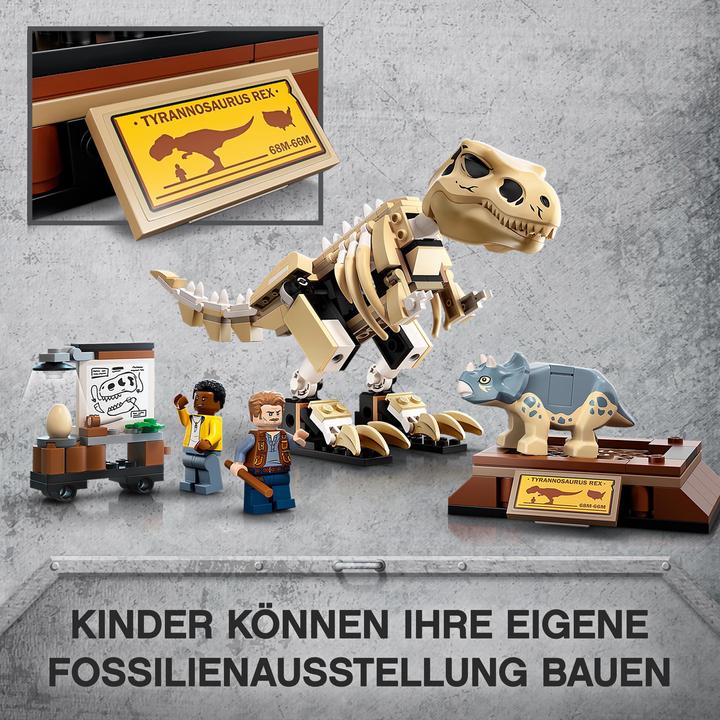 Produktbild LEGO T. Rex-Skelett in der Fossilienausstellung (76940, LEGO Jurassic World)