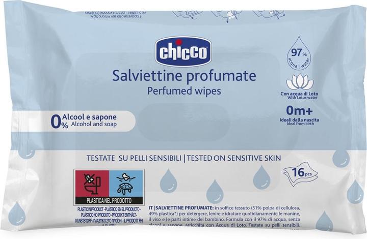 Image du produit Chicco Lingettes nettoyantes Pocket, 16 pièces - 0m (16 pièce(s))