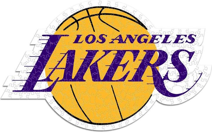 Actual product image Iconic NBA - Los Angeles Lakers - Logo - Wooden Puzzle Size M (270 pieces) (270 pieces)