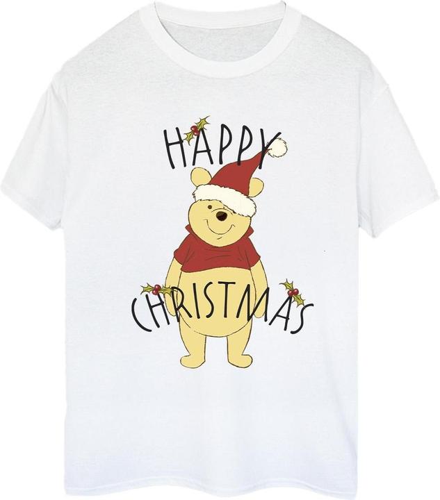 Produktbild Disney Winnie The Pooh Happy Christmas Holly TShirt (5XL)