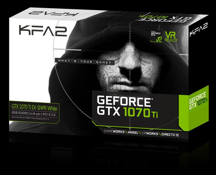 Produktbild KFA2 GeForce GTX 1070 Ti Ex-Snpr White (8 GB)