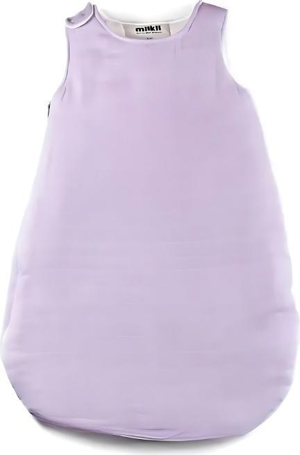 Actual product image Milkii Sleeping bag made of muslin cotton, purple mist, 12-24 months (1.0 TOG)