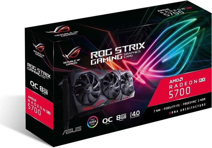 Produktbild ASUS Radeon ROG STRIX RX 5700 O8G GAMING (8 GB)