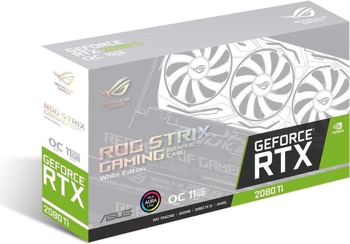 Immagine prodotto ASUS GeForce RTX 2080 Ti ROG Strix O11G White Gaming (11 GB)