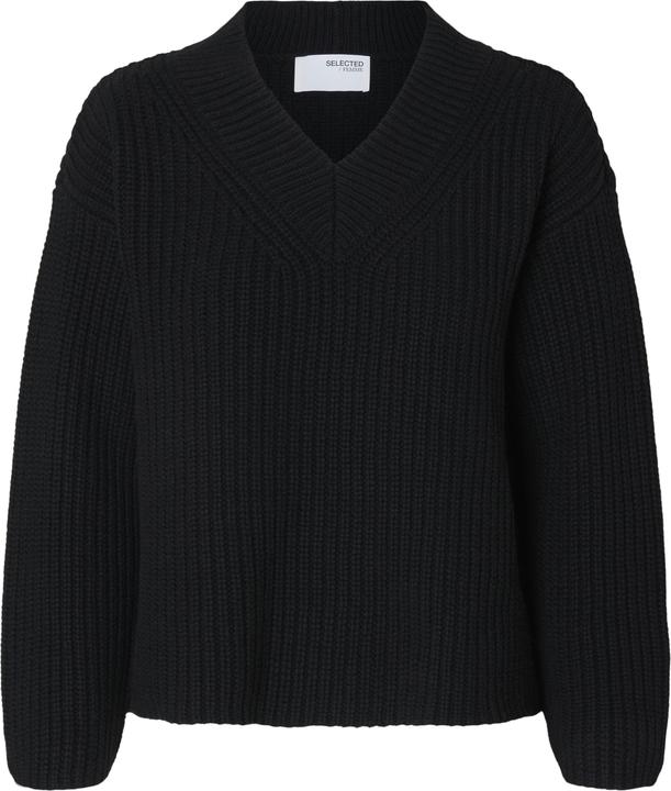 Selected Femme V-Ausschnitt Strickpullover (L)