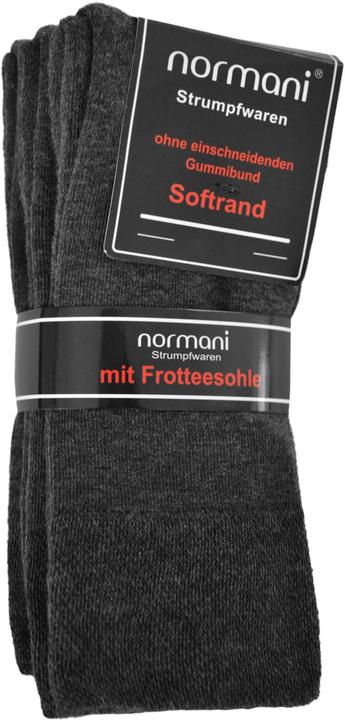 Produktbild Normani 6 Paar Komfortsocken mit Softrand und Frotteesohle (6er Pack, 47 - 50)