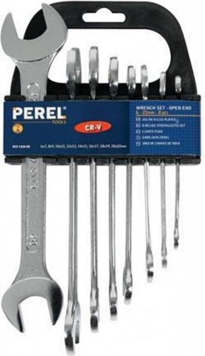 Produktbild Perel 1420-R8 Gabelschlüsselset 6-22mm (7 mm, 22 mm)