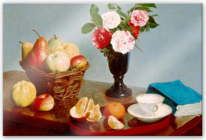 Image du produit Trenddeko Fantin-Latour - Nature morte (100 x 70 cm)