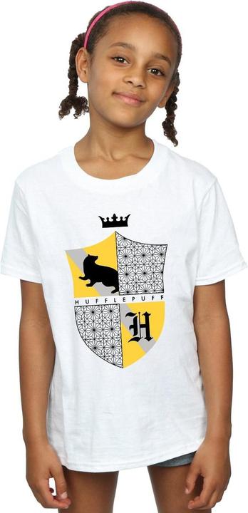 Immagine prodotto Hufflepuff Shield Maglietta Ragazze (140, 146)