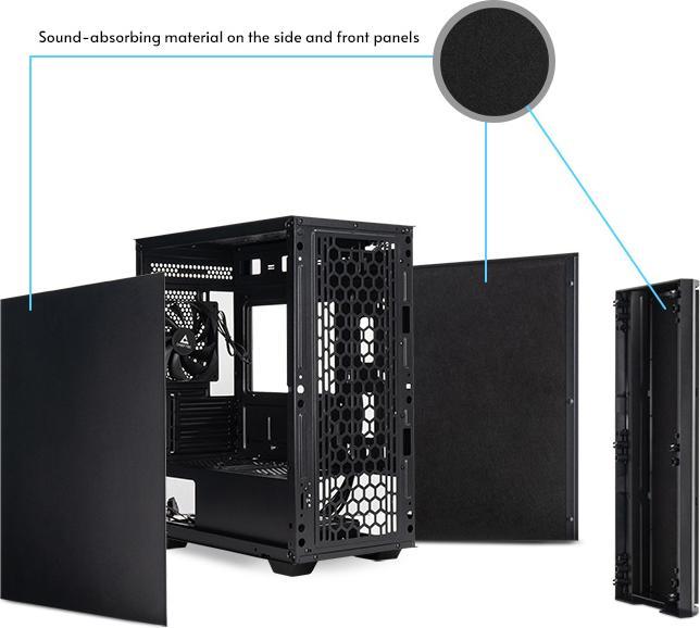 Immagine prodotto Chieftec AZ-01B-OP (Mini-ITX, mATX, uATX)