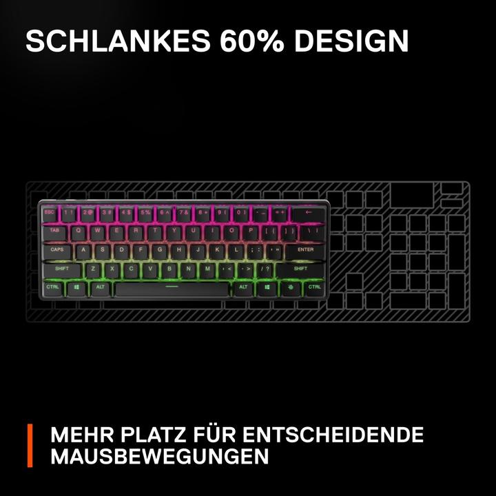 Produktbild SteelSeries Apex Pro Mini (DE, Kabellos)