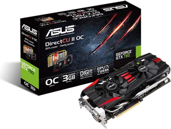 Produktbild ASUS Geforce GTX 780 DirectCU II OC (3 GB)