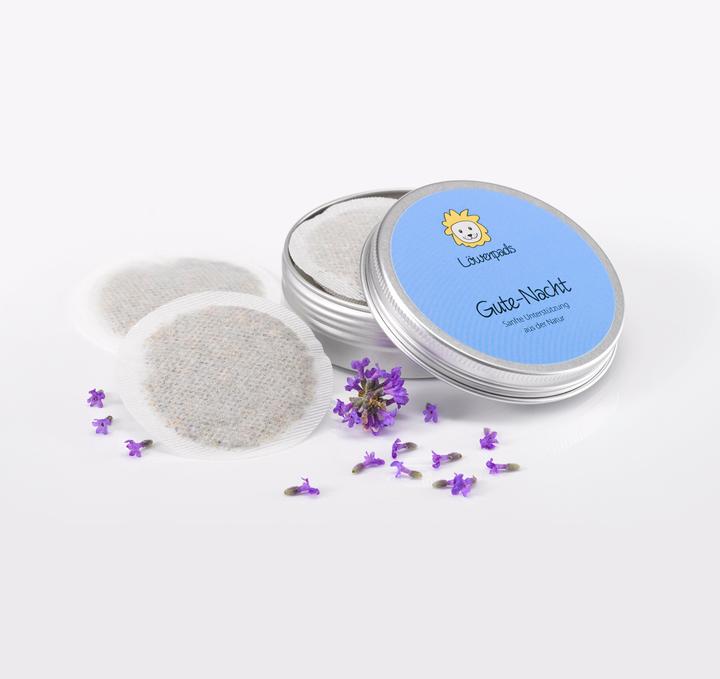Produktbild Löwenkind Kräuterpads Dose Gute-Nacht 5 Stk.