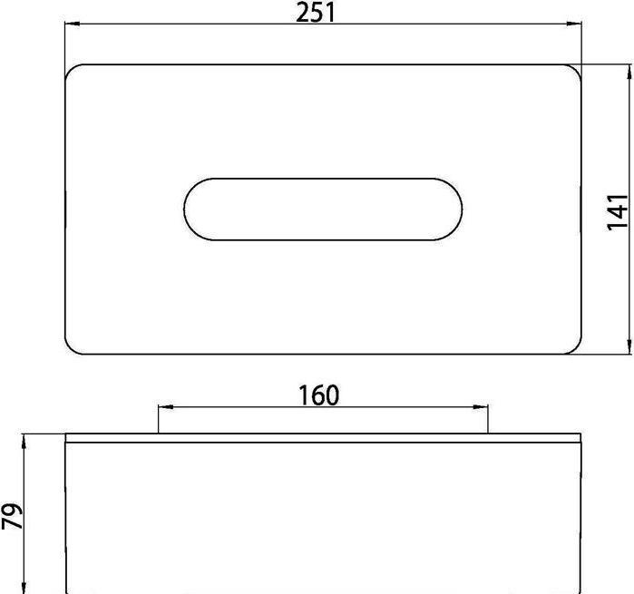 Produktbild Emco Kosmetiktuchbox Loft chrom 055700100