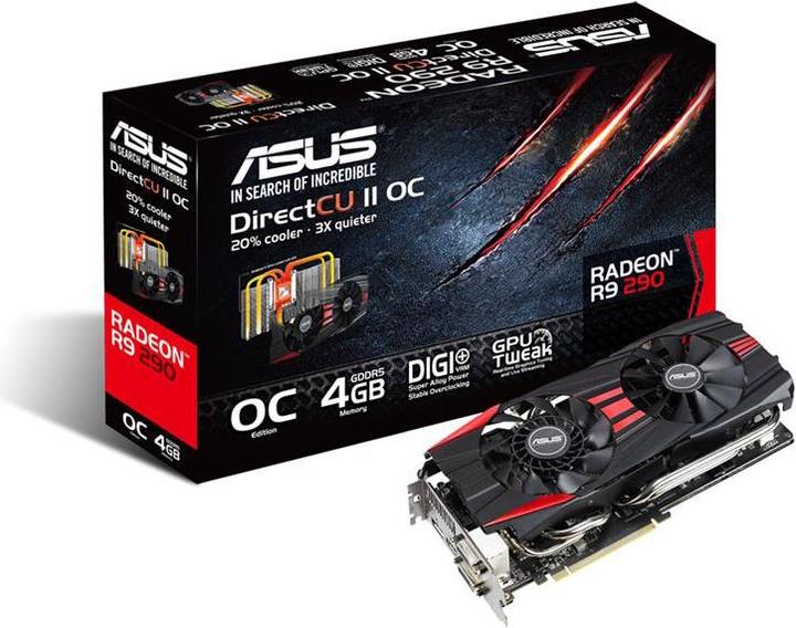 Produktbild ASUS Radeon R9 290 DirectCU II OC (4 GB)