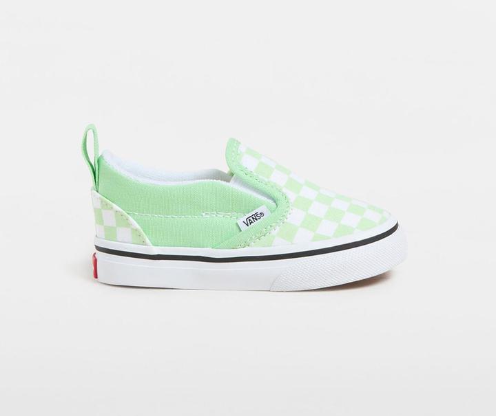 Vans Slip-On V COLOR THEORY CHECKERBOARD Pistachio Green (26)