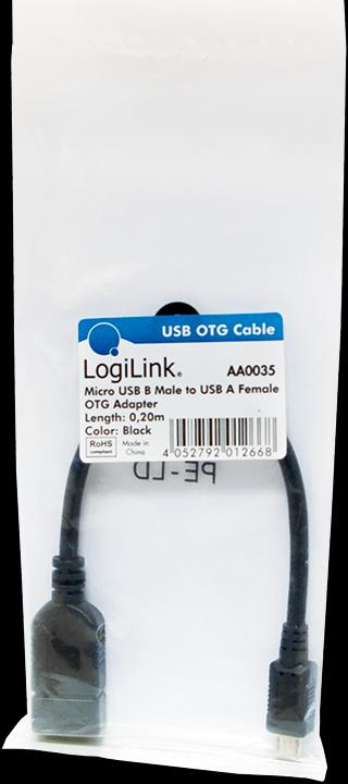 Productafbeelding LogiLink USB Otg (0.20 m, USB 2.0)