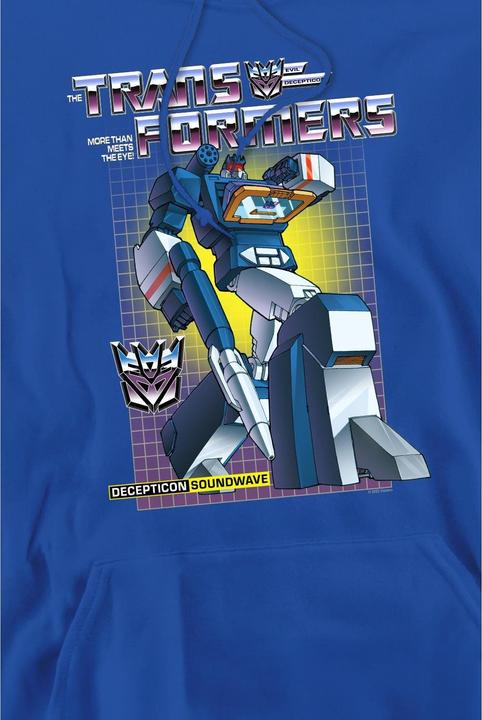 Actual product image Transformers Mens Soundwave Hoodie (S)