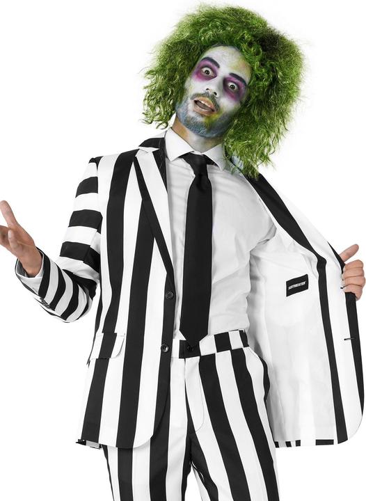 Produktbild OppoSuits Beetlejuice Kostüm Anzug - für Karneval Halloween (L)