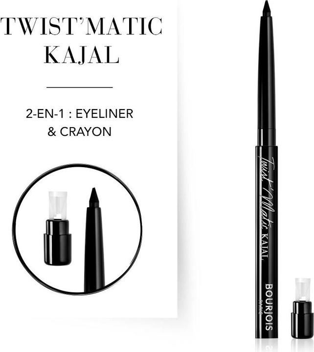Actual product image Bourjois BOURJOIS Twist Matic Kajal automatyczna kredka do oczu 01 Char Kohl 1,2g (01 Char Kohl)