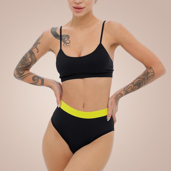 Produktbild Weekiss High Waist Lemon Periodenunterwäsche (XXL)