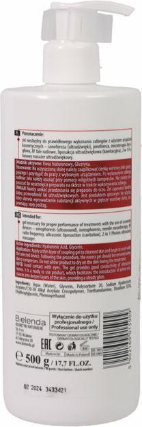Productafbeelding Bielenda Professional - Contact-Gel Voor Ultrageluid Behandelingen Contact-Gel Voor Behandelingen Met