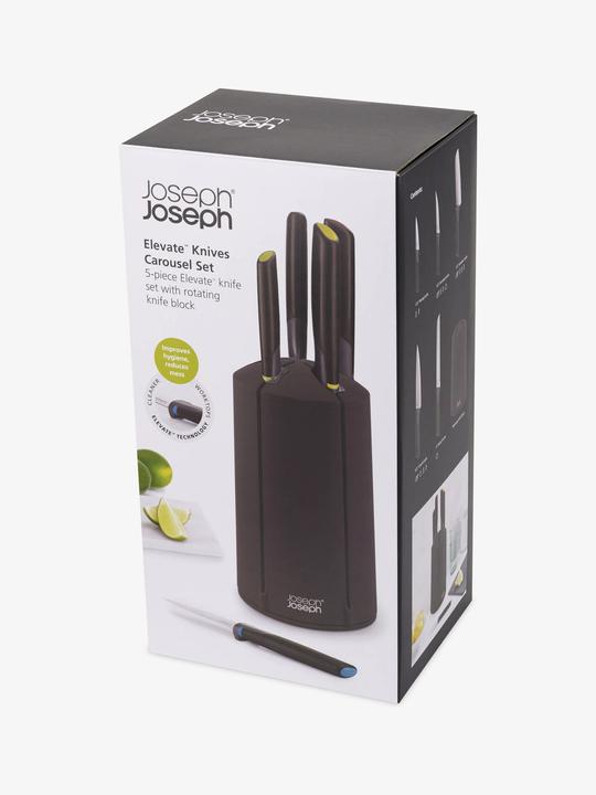 Produktbild Joseph Joseph Messerblock bestückt 5-tlg. ELEVATE KARUSSELL Schwarz
