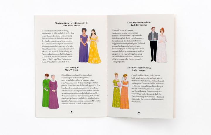 Actual product image Bridgerton dating (German)