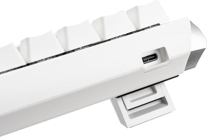Actual product image Ducky One 3 Classic Black/White Mini Gaming Keyboard, RGB LED - MX-Brown (US) (US, Cable)