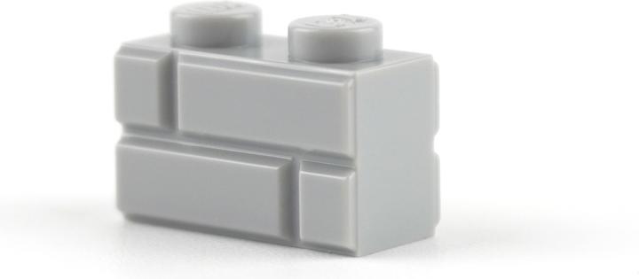 Immagine prodotto LEGO Mattoni da parete 1x2 Grigio chiaro - 100 pezzi - Grigio azzurro 98283 (98283, Accessori LEGO)