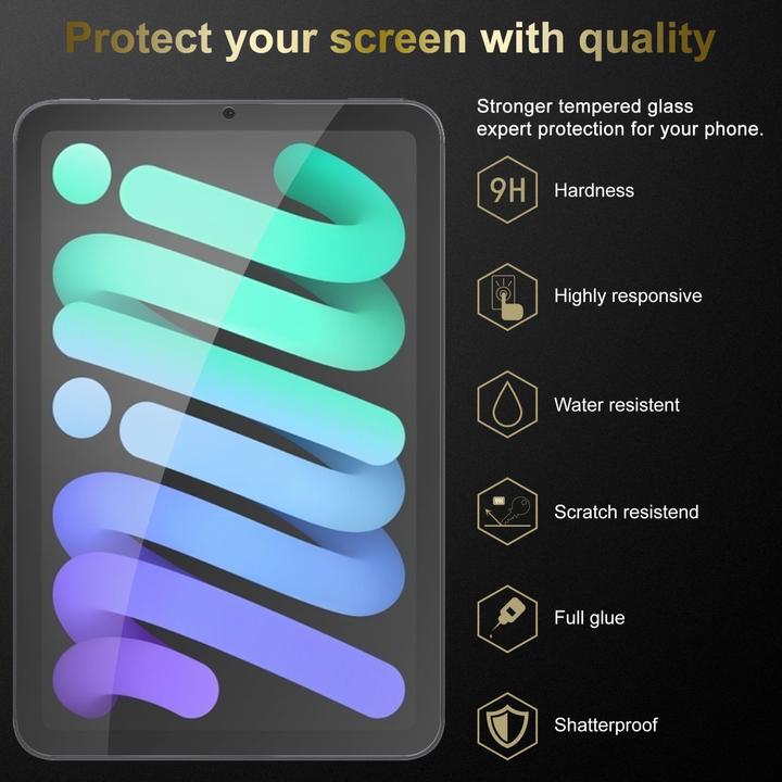 Actual product image Cadorabo Display protection glass (1 Piece, iPad mini 6)