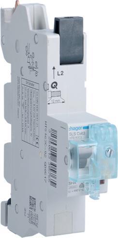 Image du produit Hager HAG HTS163C2 SLS Interrupteur 1 pôle Cs 63A pour jeu de barres QuickC
