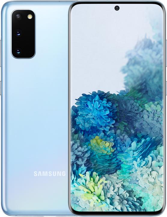 Immagine prodotto Samsung Galaxy S20 5G (128 GB, Cloud Blue, 6.20", Doppia SIM ibrida + eSIM, 64 Mpx, 5G)