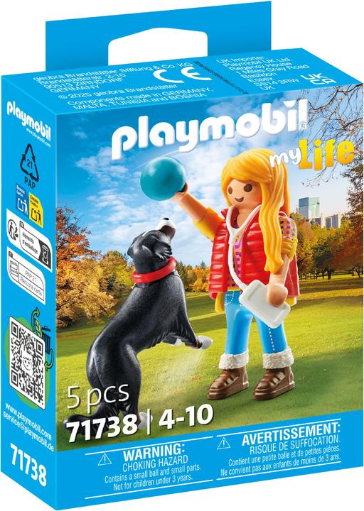 Actual product image Playmobil 71738 Woman with mountain dog (71738, Playmobil My Life)