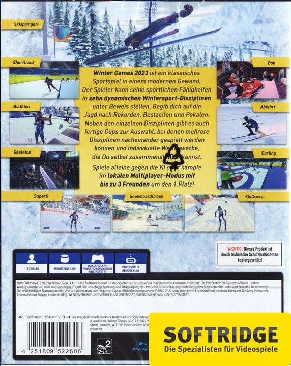 Actual product image Wild River Games Winter Games 2023 (PS4, DE)