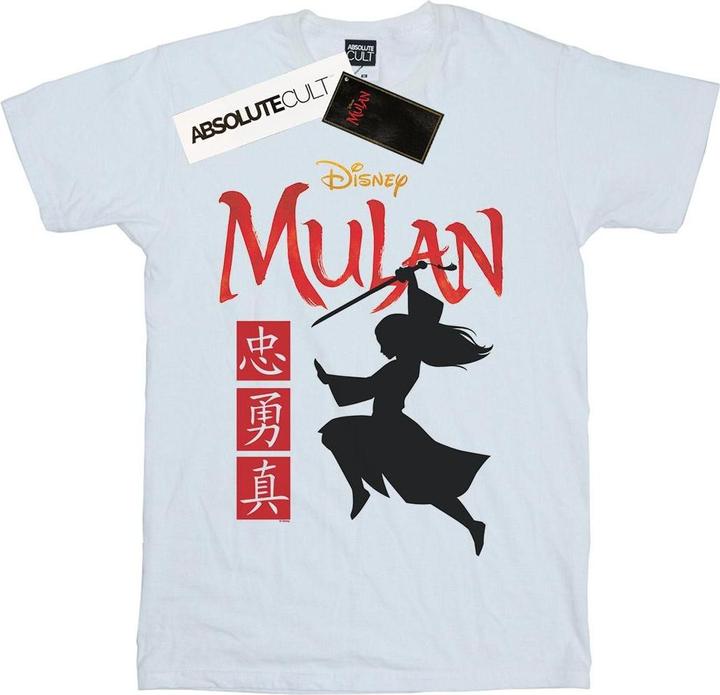 Immagine prodotto Disney Mulan Movie Warrior Silhouette Maglietta Ampia Donna (5XL)