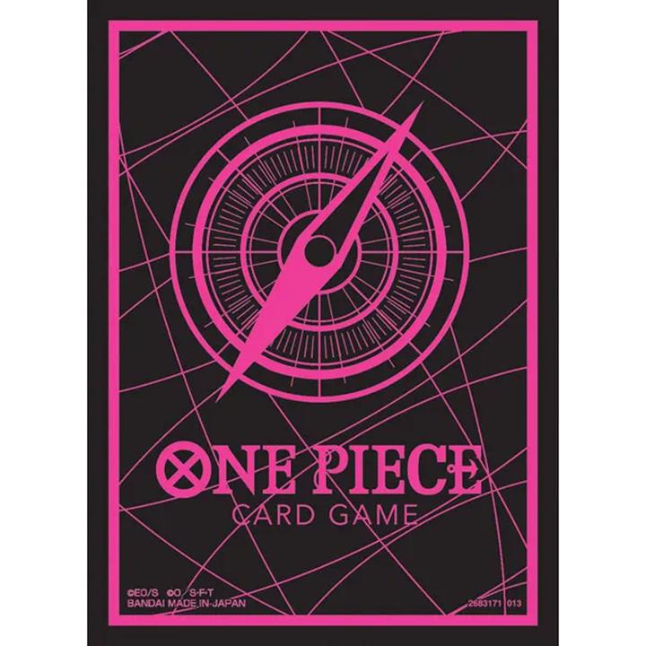 Image du produit Bandai One Piece Card Game - Jeu de manchons officiels n°6 - Noir & Rose (70 manchons)