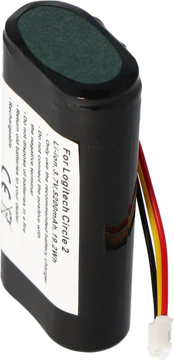 Produktbild Logitech Akku Circle 2 (1 Stk., Gerätespezifisch, 5200 mAh, Ladegerät inkl. Akku)