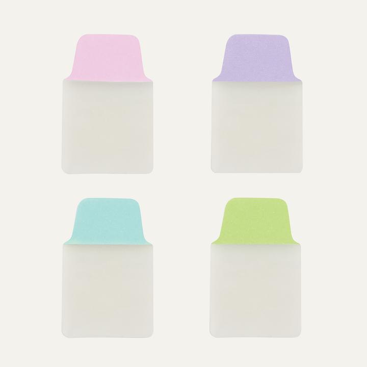 Produktbild Avery Zweckform Haftstreifen UltraTabs Pastell, 25,4 x 38 mm beschreibbare Taben, aus Polyester, papierbe