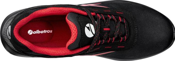 Produktbild Albatros GRID LOW SRC 648710210000046 Sicherheitsschuh S3 Schuhgrösse (EU): 46 Schwarz, Rot 1 Paar (S3, 46)