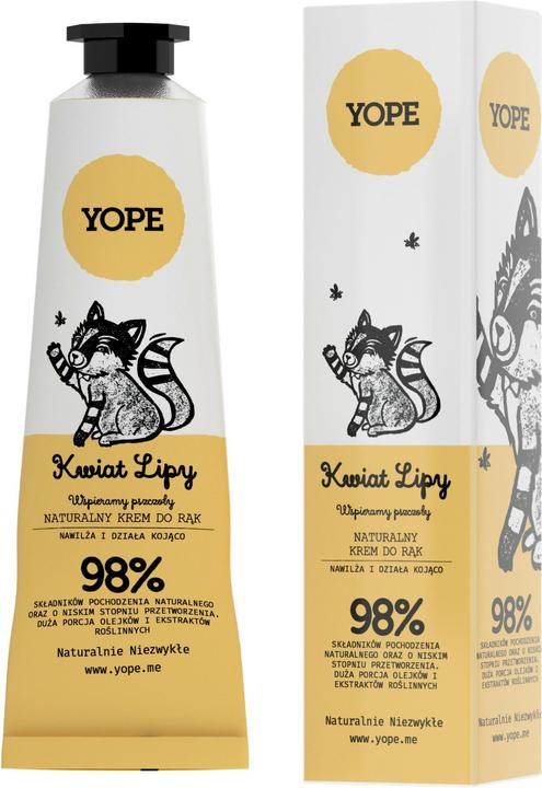 Actual product image Yope Natural Hand Cream Linden Flower 50Ml (50 ml)